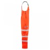 Leo Workwear Northam Class 2 Orange Bib & Brace Leo Workwear Northam Class 2 Orange Bib & Brace